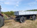 MTZ 82 tractor, MBP 6,5 trailer with platform side