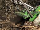 Land clearing, stalk crushing, mulching with forestry crusher