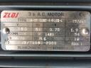 Motor electric cu angrenaj 0,75 kW 7 rpm, ca nou