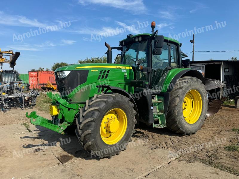 JOHN DEERE 6145 M TRAKTOR cu transmisie CommandQuad Plus AUTOMATIC, 5932 ore, 2018