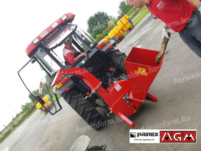 Tocător de crengi Panex AGM montat pe tractor, tocător de crengi cu cardan