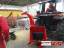 Panex AGM tractor-mounted branch chipper, branch chipper with gimbal