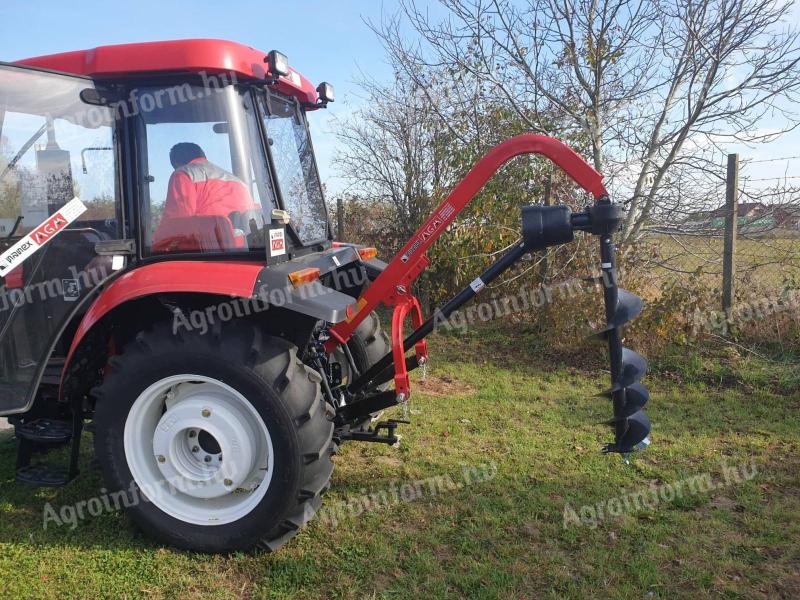 Panex AGM tractor mounted drill, gimbal mounted drill