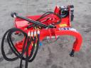 Panex AGM tractor-mounted hydraulic arm shank crusher, brass blade with cardan drive