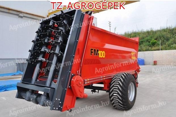 FIMAKS FMGR-10 tonne single-axle organic fertiliser spreader