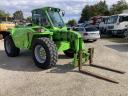 Merlo P38.10 Teleskoplader mit Gabel und Druckluftbremse zu verkaufen