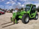 Merlo P38.10 telescopic handler with fork, air brake for sale