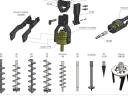 Italienischer Ghedini-Bohrer, Grubenbohrer, hydraulische Bodenbohrmaschine