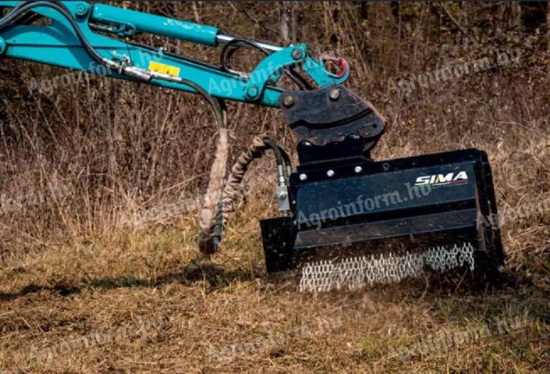 Italienischer Mulch-Kreiselbagger SIMA