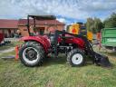 AMS 554 tractor with front loader and pallet fork