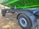 7,20 m triple side tipper trailer with two axles for sale