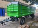 7,20 m triple side tipper trailer with two axles for sale