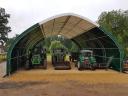 Storage tent, hall for crops, fodder, straw