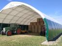 Storage tent, hall for crops, fodder, straw