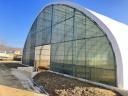 Storage tent, hall for crops, fodder, straw