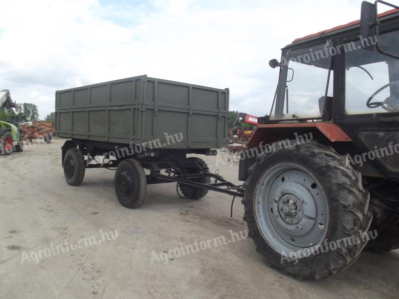 Red registration MBP 6,5 tipper trailer with lift for sale