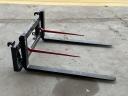 Pallet fork (adjustable) for front loader EURO