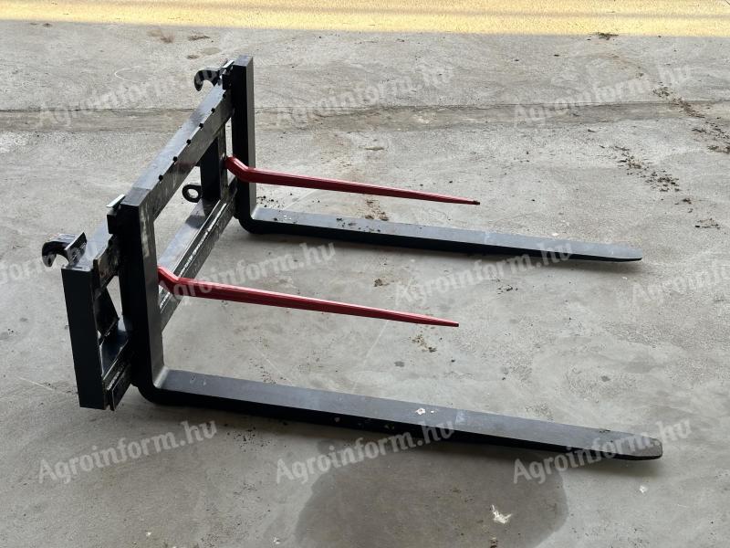 Pallet fork (adjustable) for front loader EURO