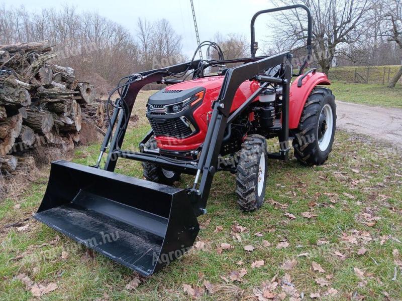 New AMS554 power steering, directional, all-wheel drive 55 HP tractor with front loader