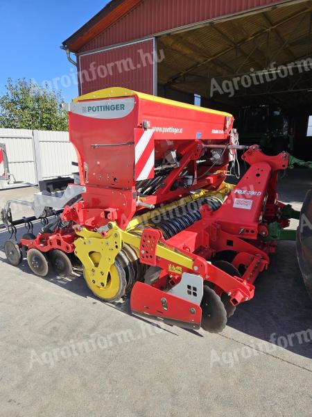 Pöttinger Vitasem 302ADD grain drill + short disc linkage