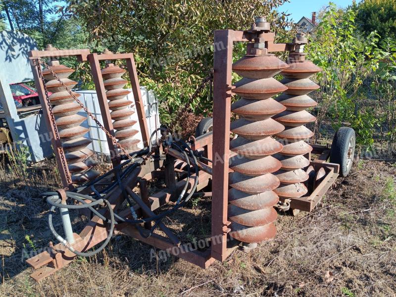 Rolka pierścieniowa, cylinder pierścieniowy, ciągniona, sterowana hydraulicznie