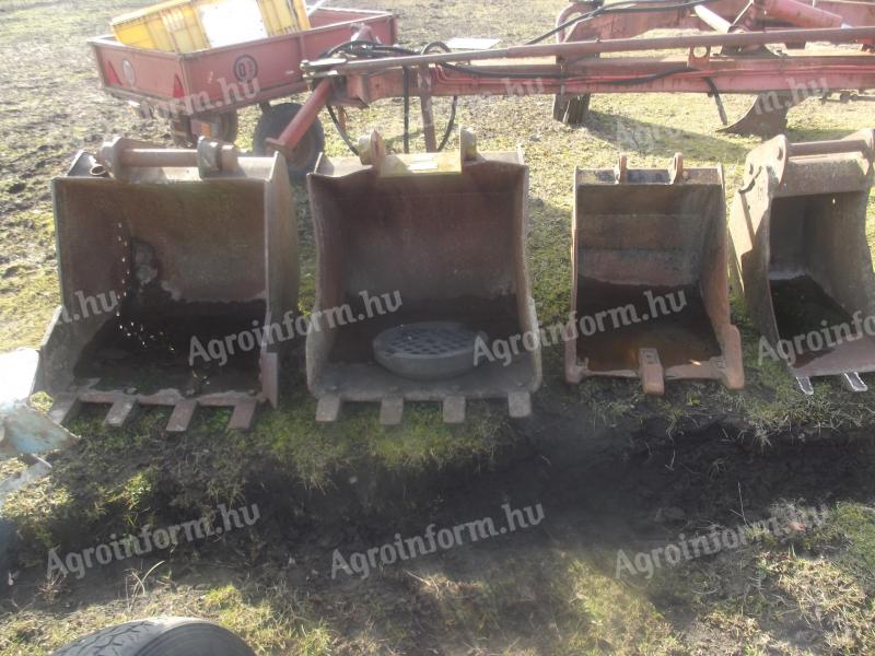 Deep-digging buckets in different sizes and types for sale from 100.000 Ft