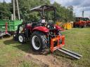 AMS 554 tractor, front loader, bucket, rear fork, + hydraulics, roof, number plate