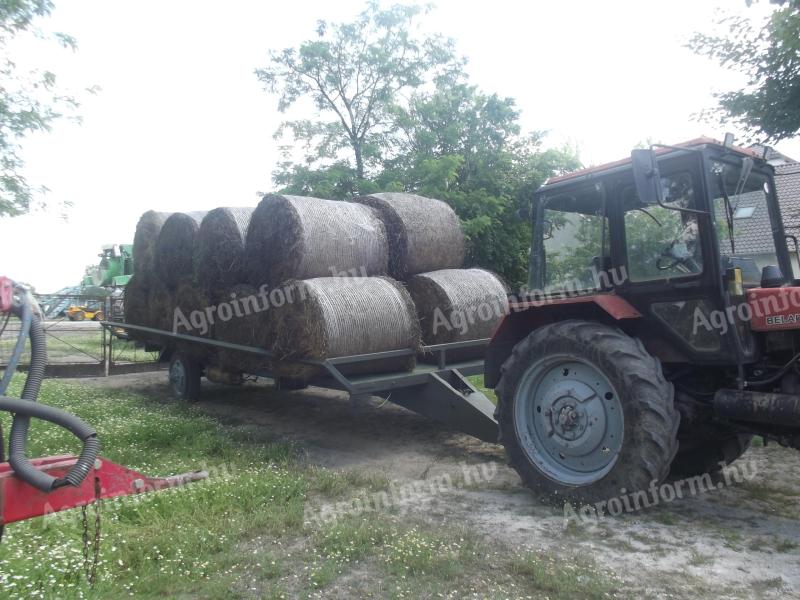 Factory field baler trailer for sale: 8,2 m * 2,5 m