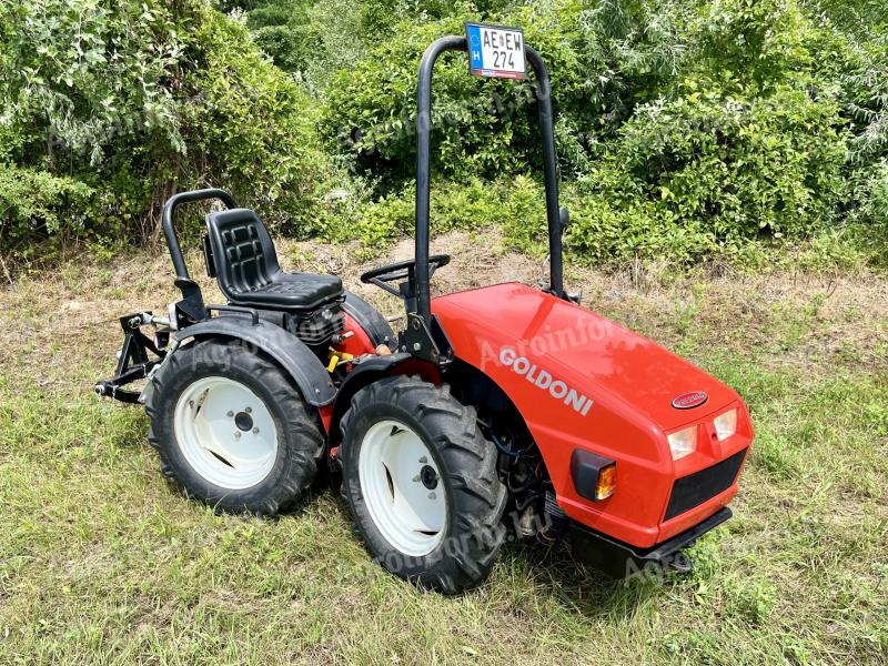 GOLDONI BASE 20 úzkorozchodný kloubový traktor - papír - čerstvá technika