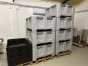 440 l plastic crate, 5 pcs 1200x1000x580 mm