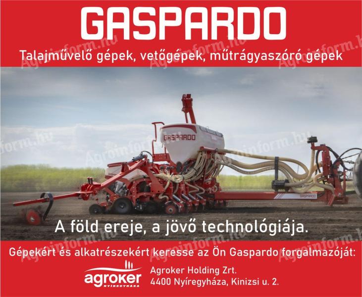 Gaspardo tillage machinery, seed drills, fertilizer spreaders