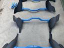 Lemken plough with 4 headers