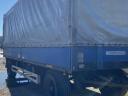 Trailer, fixed, with tarpaulin