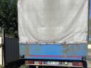 Trailer, fixed, with tarpaulin