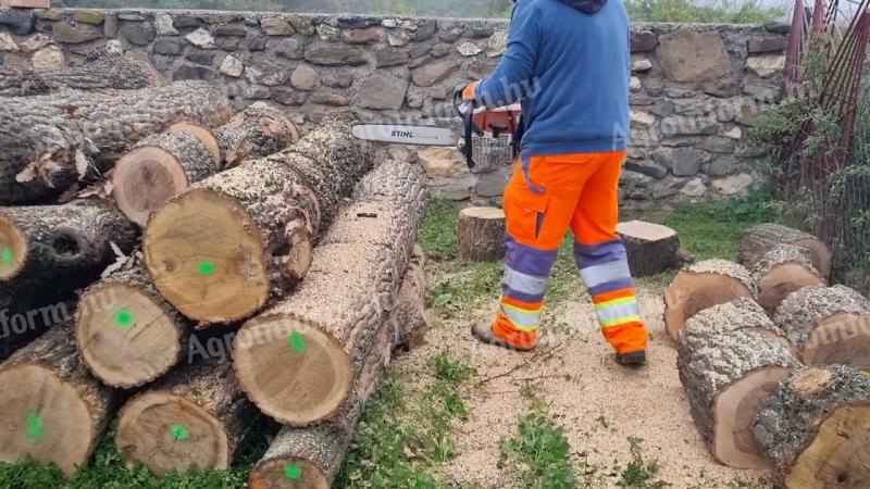 Firewood cutting, rolling