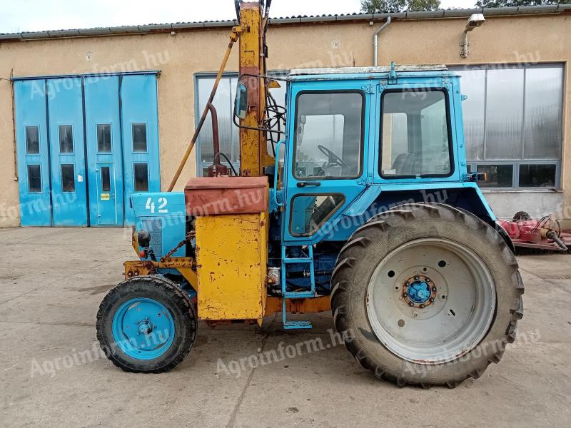 MTZ 80 + kosa hydrauliczna