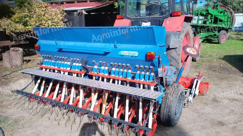 Rotary cutter and seed drill