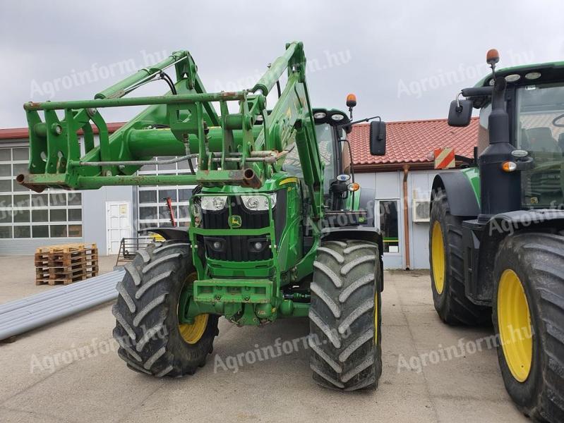 John Deere 6215R TLS + factory front loader