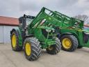 John Deere 6215R TLS + tovární čelní nakladač