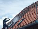 Roof, stone and facade cleaning, elastic roof painting