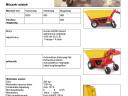 Petrol mini dump truck with wheels - PowerPac - MC1000