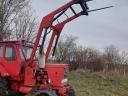 Mtz 50 with front loader, bale fork, soil bucket, big bag bag lifter, manure fork