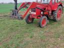 Mtz 50 with front loader, bale fork, soil bucket, big bag bag lifter, manure fork