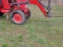 Mtz 50 with front loader, bale fork, soil bucket, big bag bag lifter, manure fork