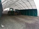 Machine shed, warehouse, tent, tarpaulin shed, agricultural storage tent with building permit