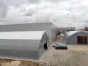 Machine shed, warehouse, tent, tarpaulin shed, agricultural storage tent with building permit