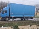 MAN truck with tarpaulin