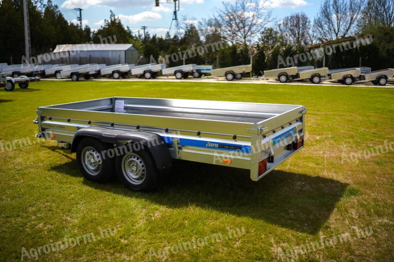 New Faro Solidus MAX 330 (330 x 150 cm, 2000 kg) trailer with chair