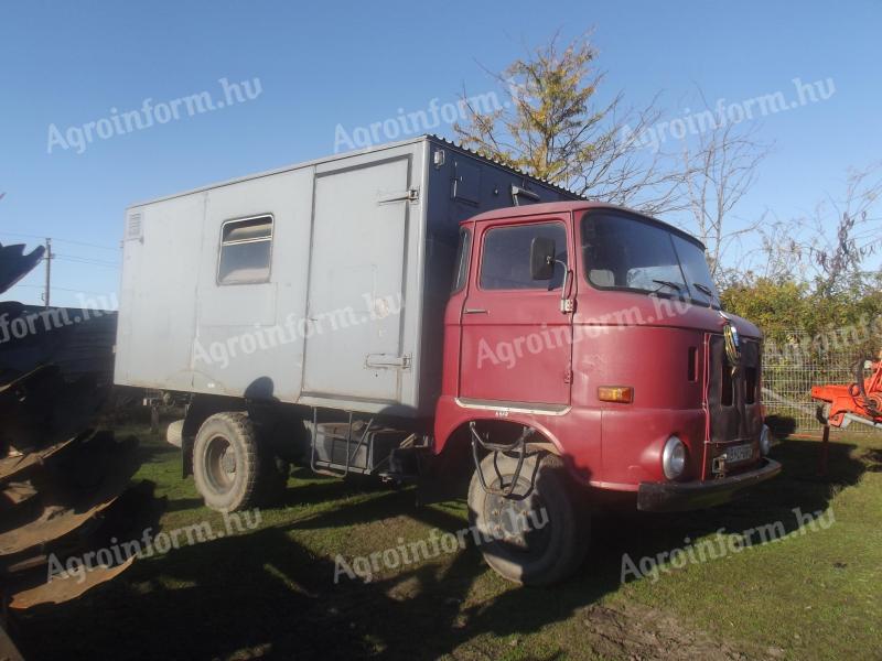 Dílenský vůz IFA W50 L/W s tachografem, vybavený nářadím