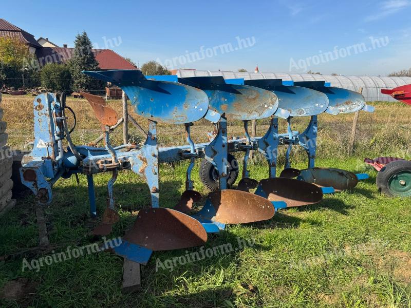 LEMKEN OPAL 140, 4 HEAD REVERSIBLE PLOUGH WITH NEW WEAR PARTS